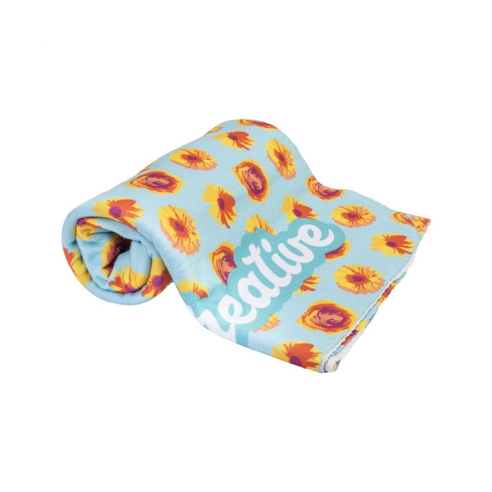 CreaFleece personalizowany koc polarowy RPET AP716970