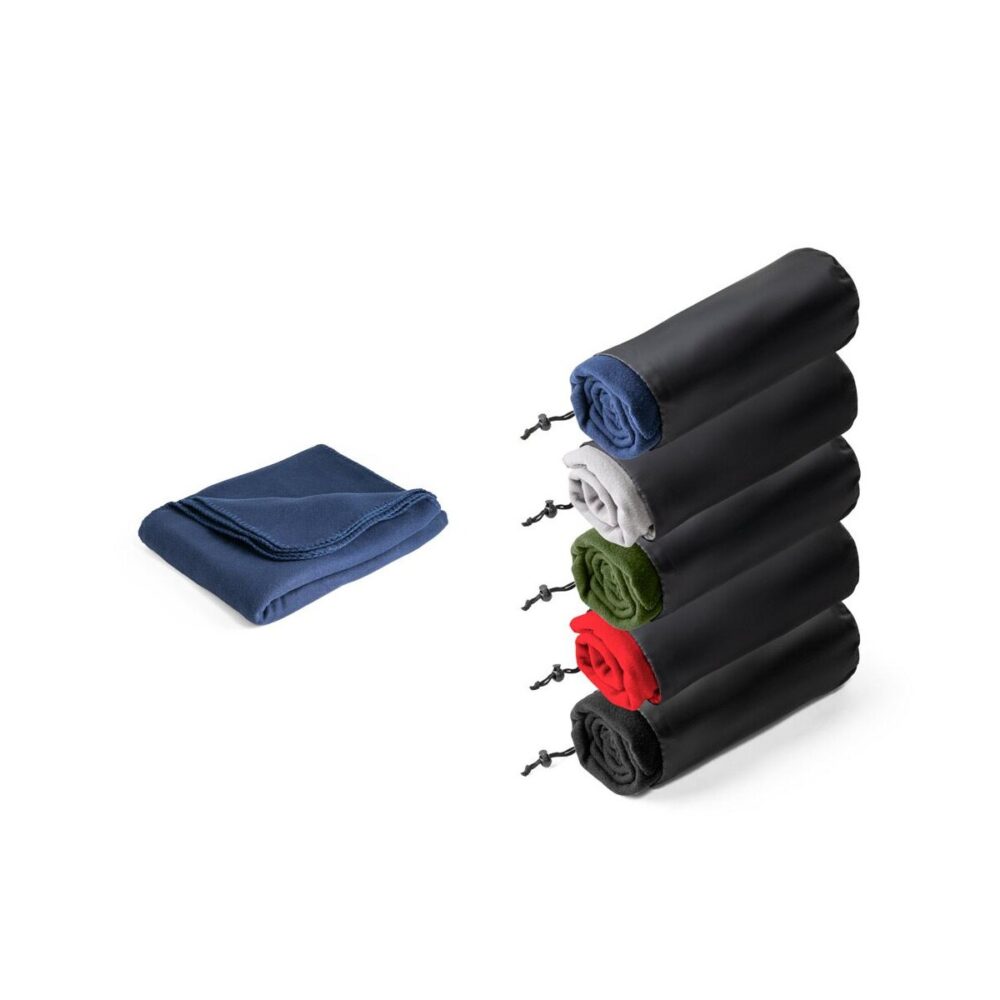 GALLIOT. Polarowy koc (180 g/m²) z poliestru pochodzącego (100% rPET) 99079_set