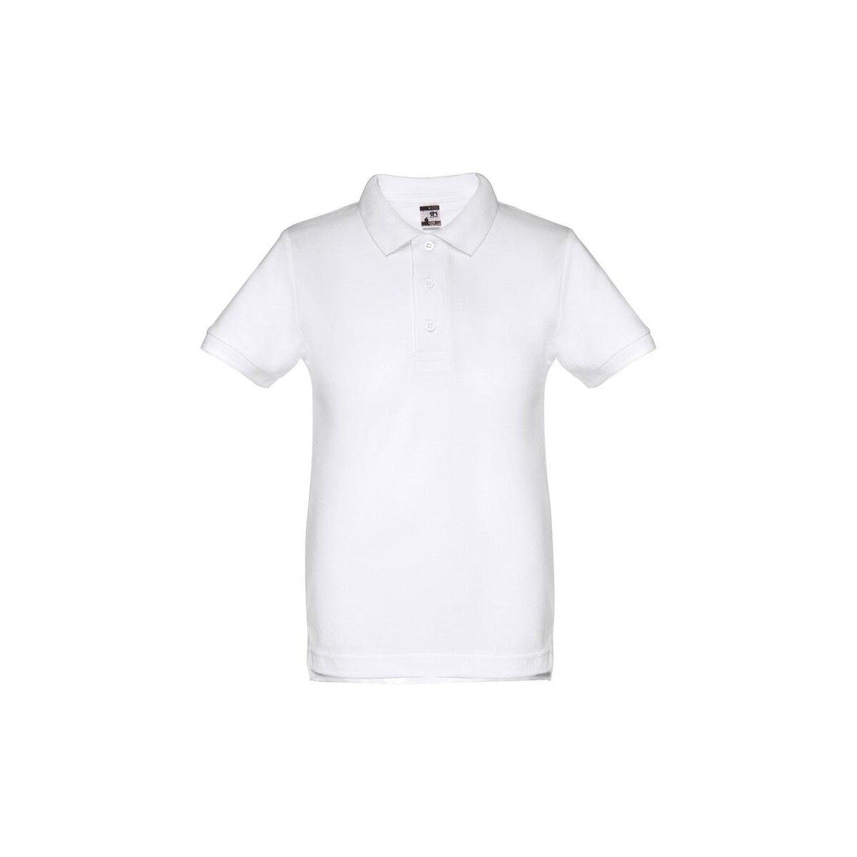 THC ADAM KIDS WH. Koszulka polo z krótkim rękawem dla dzieci (unisex). Kolor biały 30172_106-a