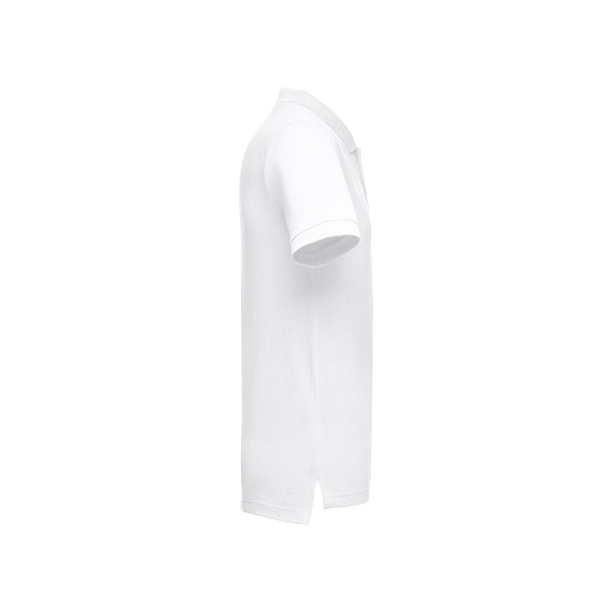 THC ADAM WH. Męska bawełniana koszulka polo z krótkim rękawem. Kolor biały 30130_106-c