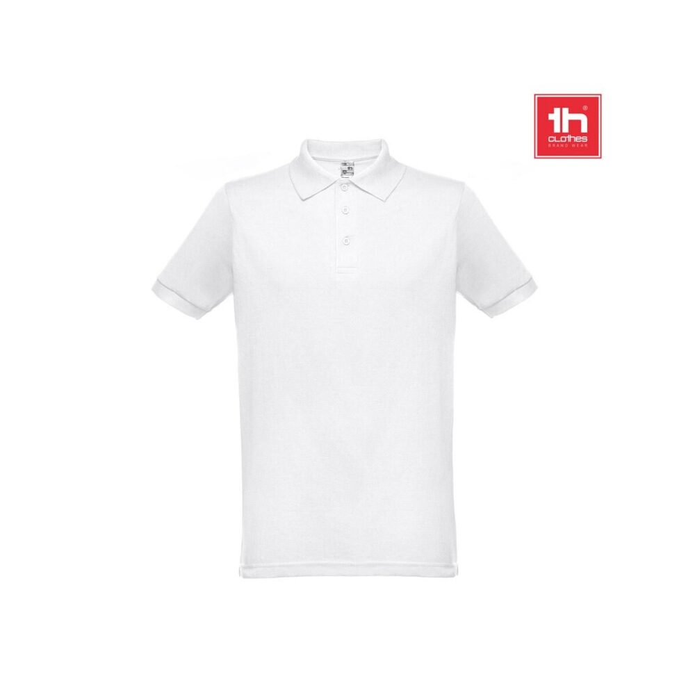 THC BERLIN WH. Męska koszulka polo z krótkim rękawem. Kolor biały 30175_set