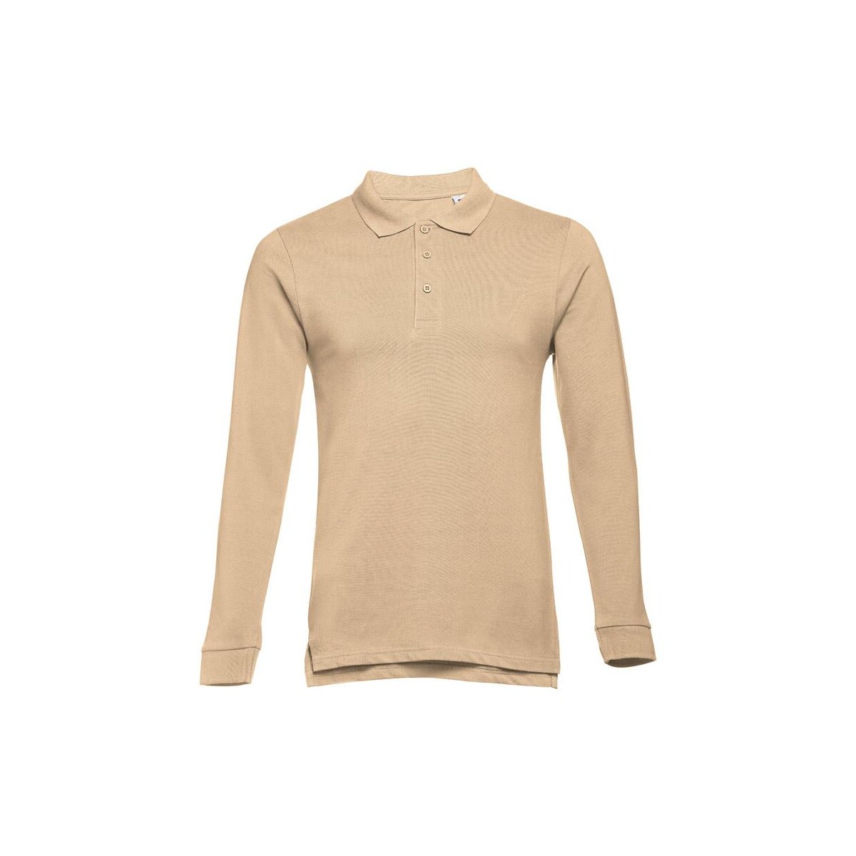 THC BERN. Męska koszulka polo z długim rękawem z bawełny zgrzebnej 30141_111