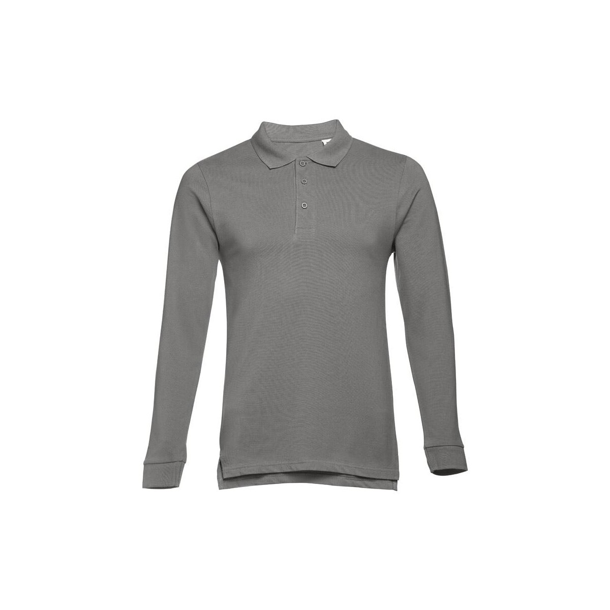 THC BERN. Męska koszulka polo z długim rękawem z bawełny zgrzebnej 30141_113