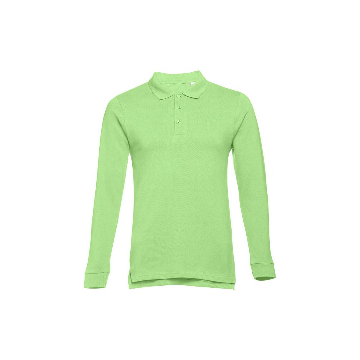 THC BERN. Męska koszulka polo z długim rękawem z bawełny zgrzebnej 30141_119