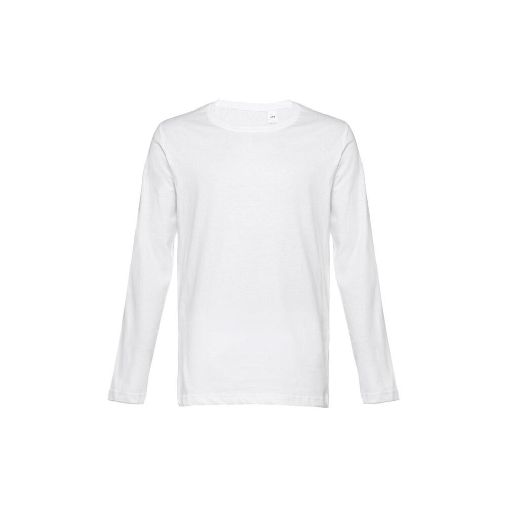 THC BUCHAREST WH. Męski bawełniany T-shirt z długim rękawem 30123_106-a