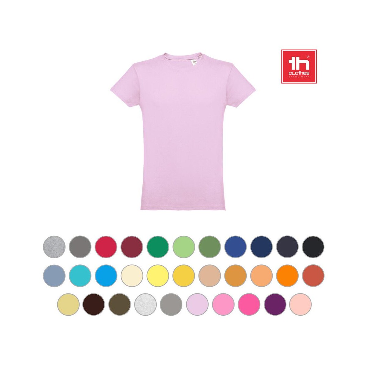 THC LUANDA. T-shirt męski z bawełny rurkowej 30102_a