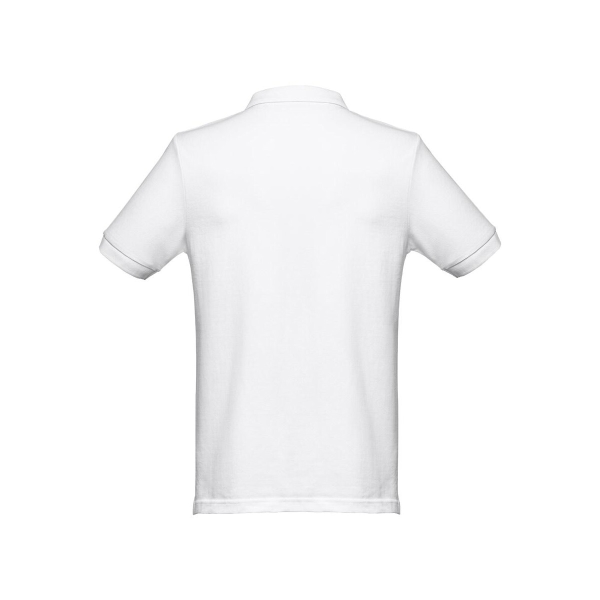 THC MONACO WH. Męska koszulka polo z krótkim rękawem z bawełny zgrzebnej 30187_106-b