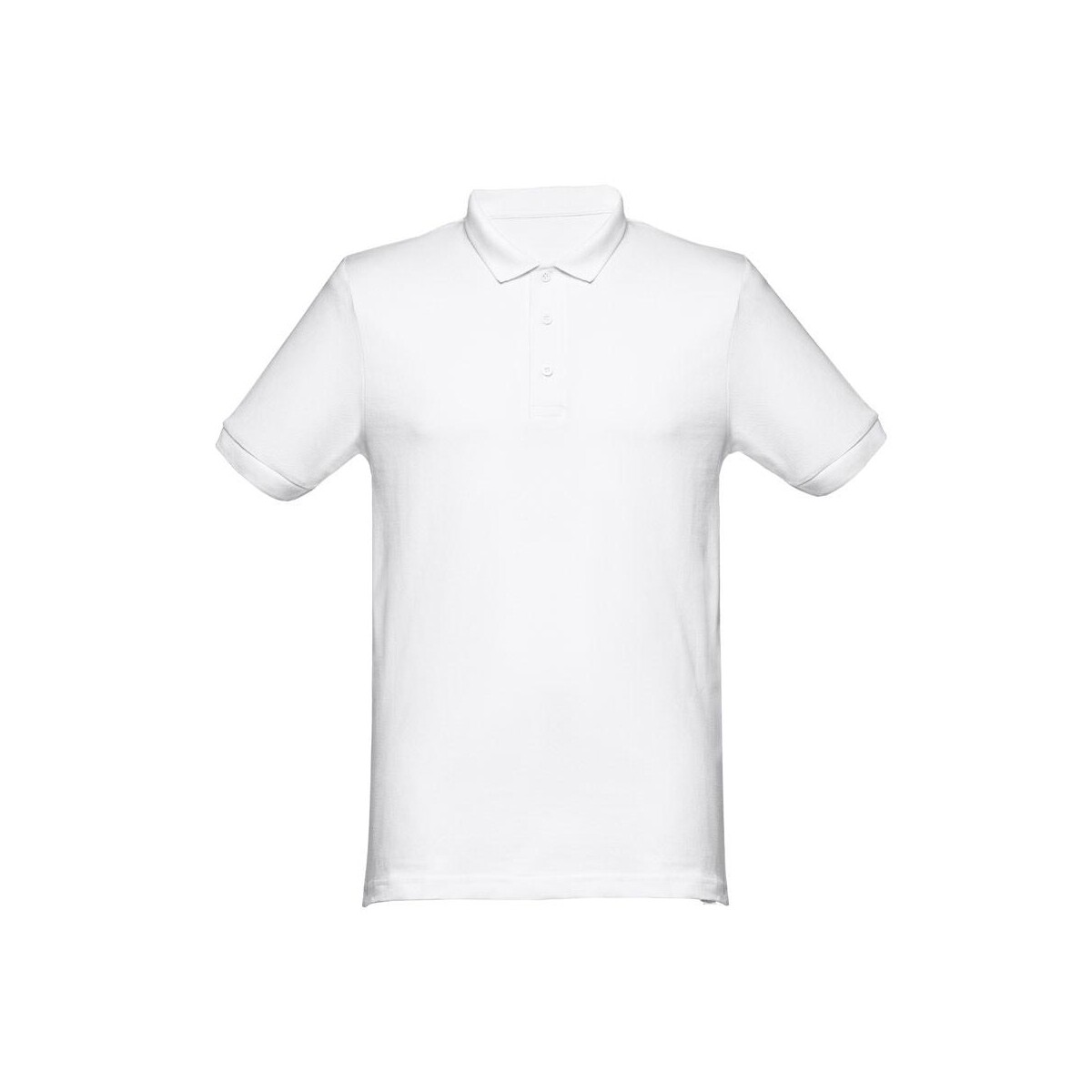 THC MONACO WH. Męska koszulka polo z krótkim rękawem z bawełny zgrzebnej 30187_106