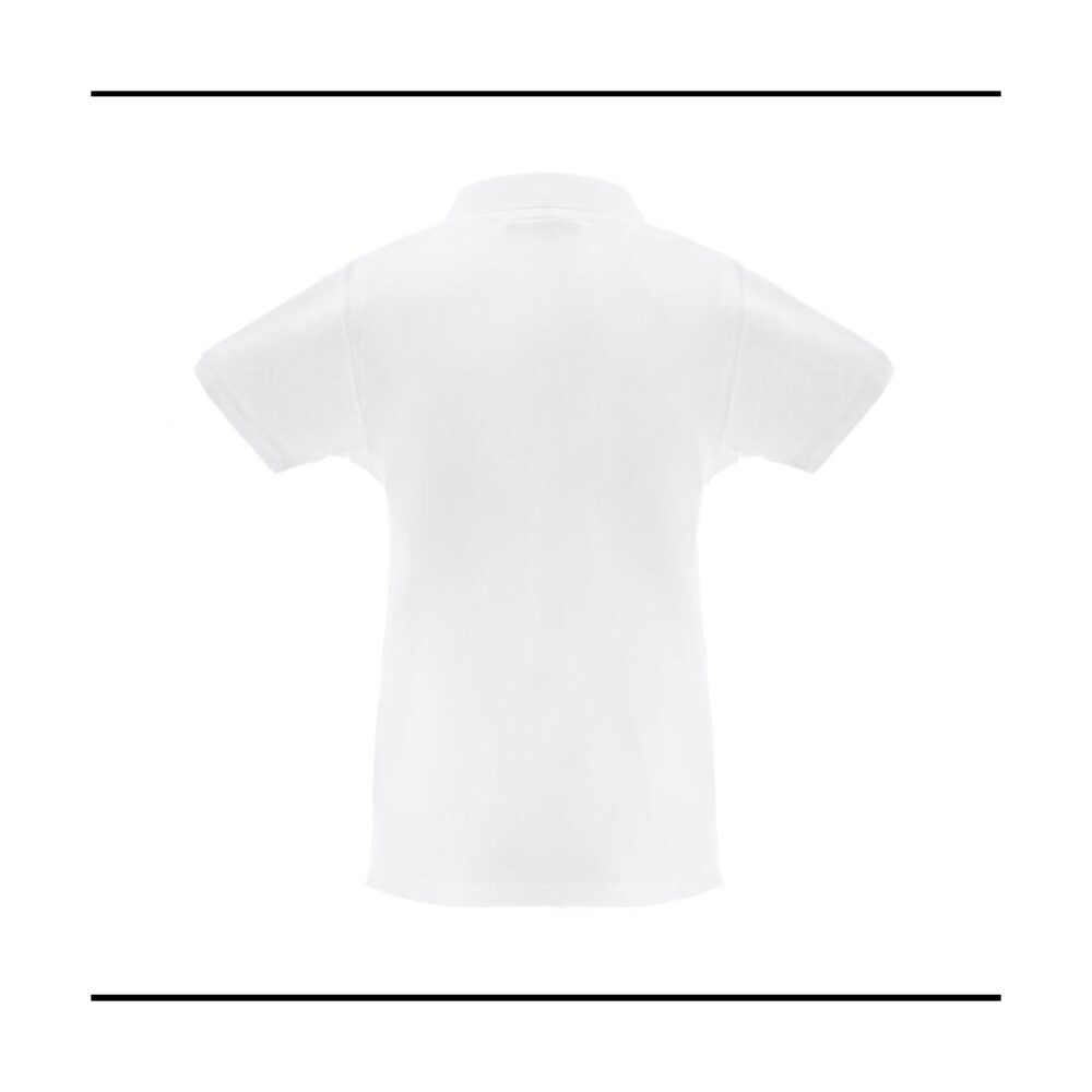 THC MONACO WOMEN WH. Damska koszulka polo z krótkim rękawem z bawełny zgrzebnej 30261_106-b