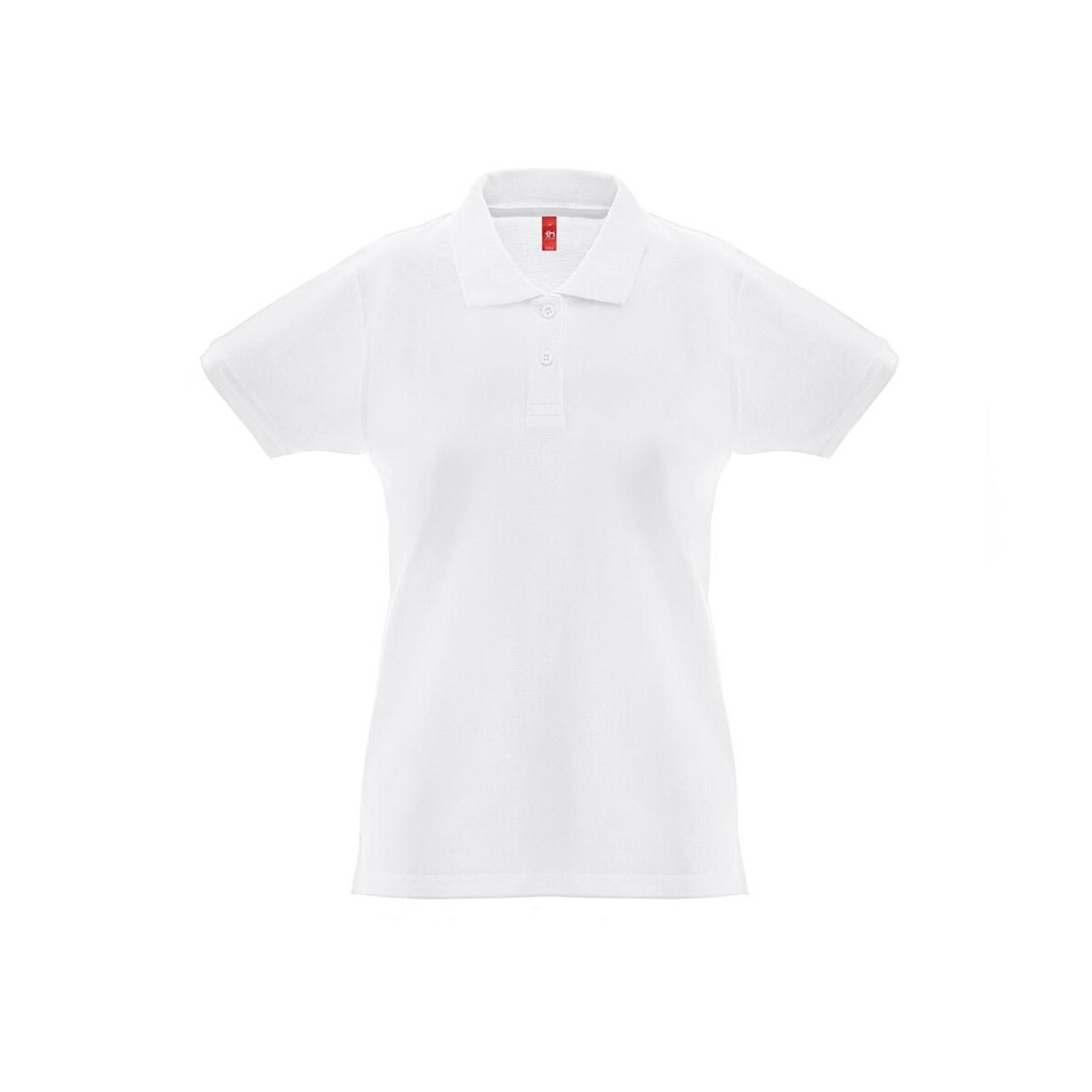 THC MONACO WOMEN WH. Damska koszulka polo z krótkim rękawem z bawełny zgrzebnej 30261_106