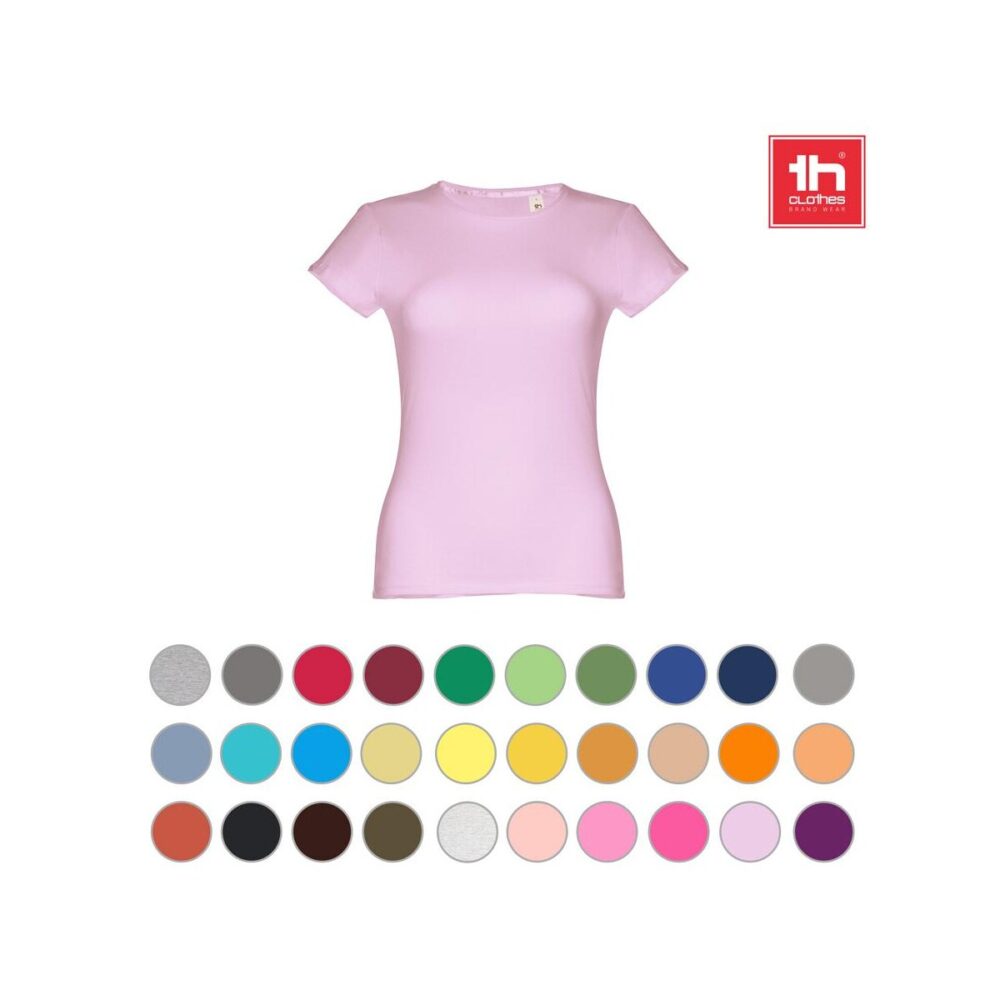 THC SOFIA. Damska koszulka bawełniana taliowana 30106_set