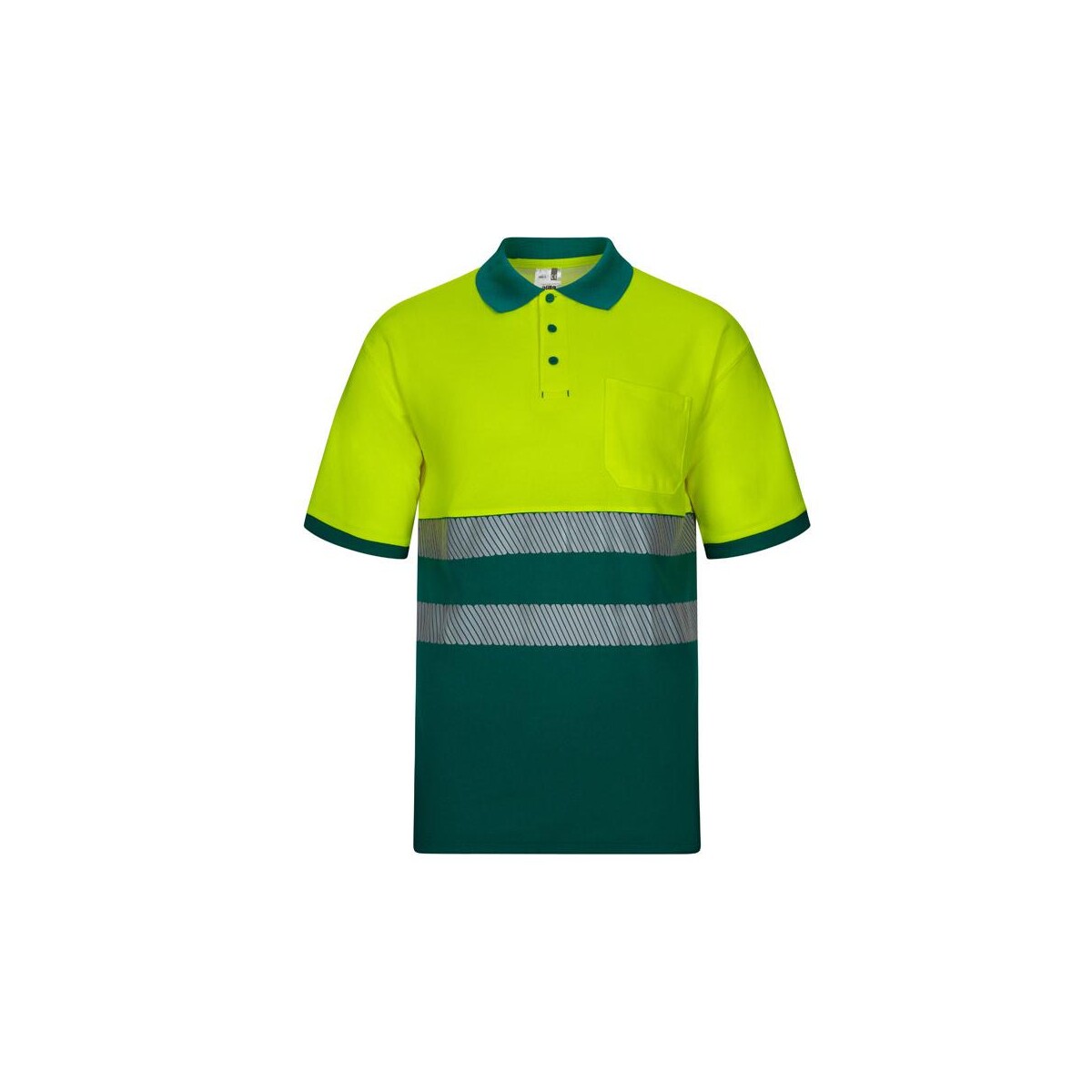 VL ACHELOUS. Dwukolorowa koszulka polo piqué (150 g/m²) z krótkim rękawem, z bawełny (55%) i poliestru (45%) 36100_209