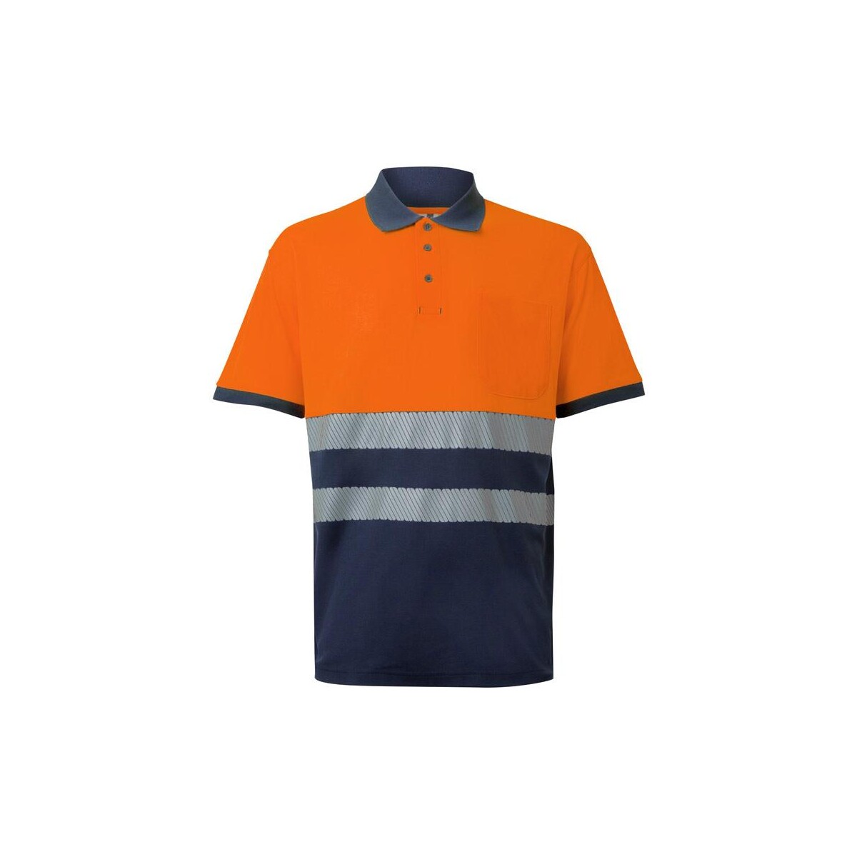 VL ACHELOUS. Dwukolorowa koszulka polo piqué (150 g/m²) z krótkim rękawem, z bawełny (55%) i poliestru (45%) 36100_214