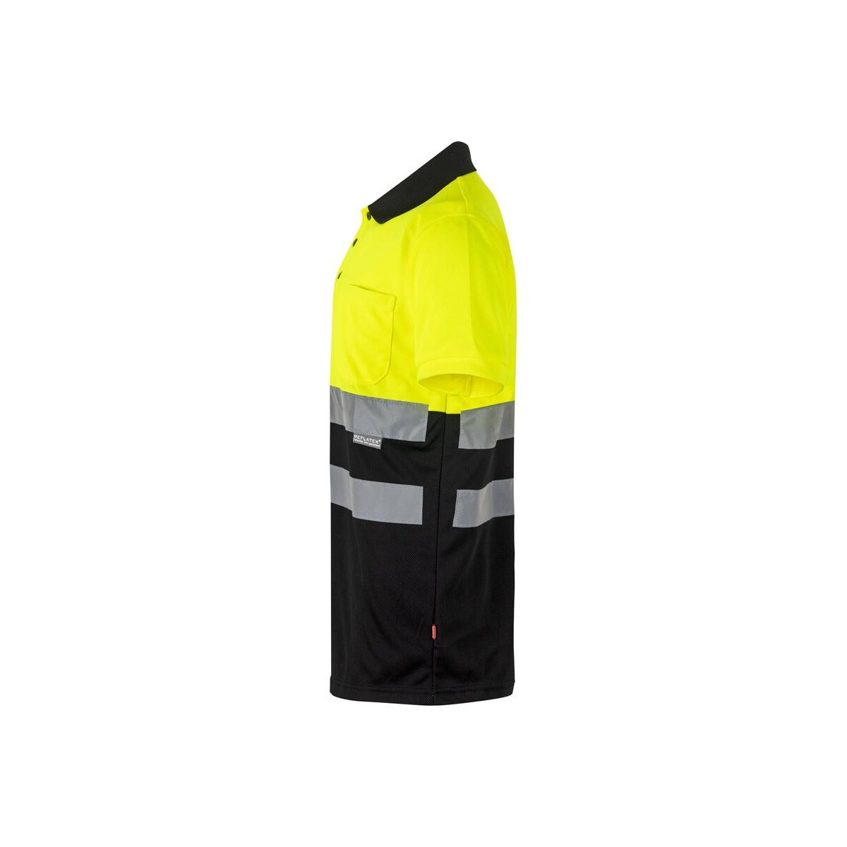 VL CUPID. Dwukolorowa koszulka polo w ptasie oczy (160 g/m²) z krótkimi rękawami, wykonana z poliestru (100%) 36063_203-c