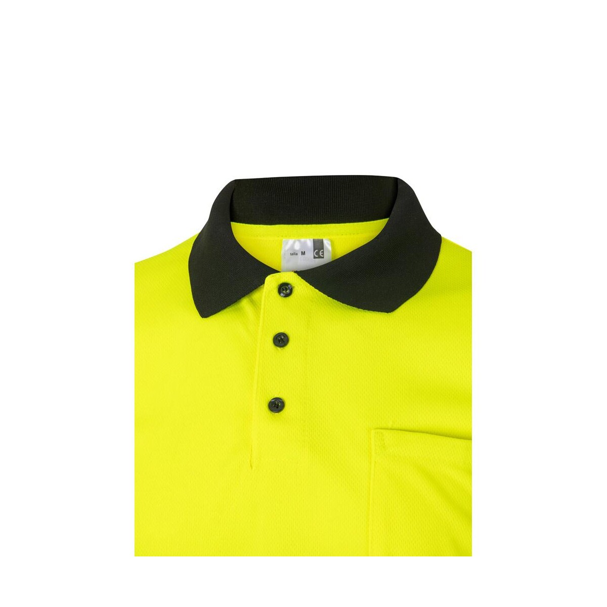 VL CUPID. Dwukolorowa koszulka polo w ptasie oczy (160 g/m²) z krótkimi rękawami, wykonana z poliestru (100%) 36063_203-e