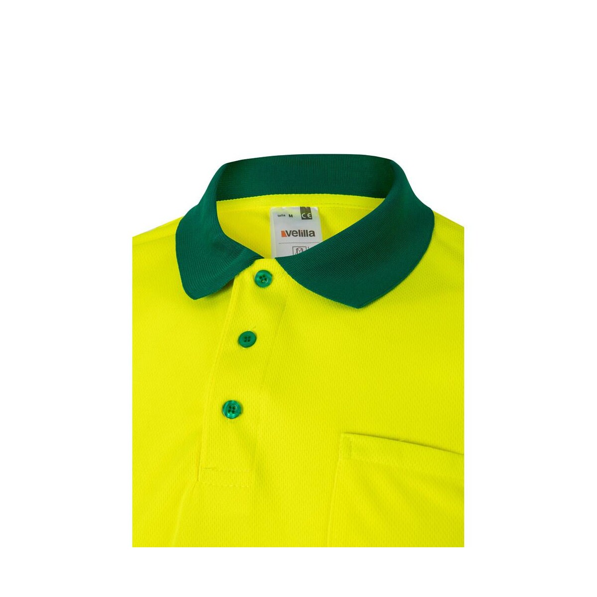 VL CUPID. Dwukolorowa koszulka polo w ptasie oczy (160 g/m²) z krótkimi rękawami, wykonana z poliestru (100%) 36063_209-e