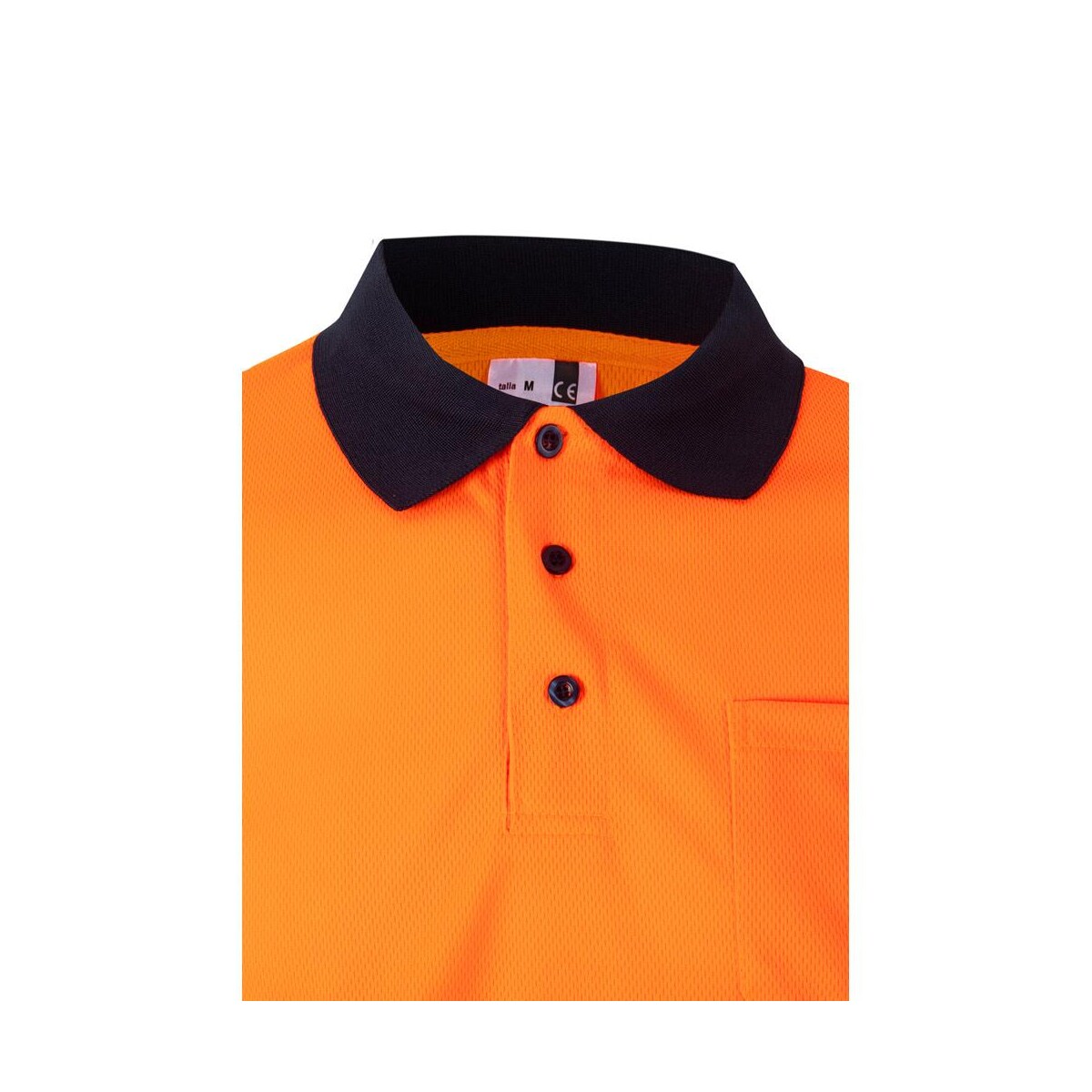 VL CUPID. Dwukolorowa koszulka polo w ptasie oczy (160 g/m²) z krótkimi rękawami, wykonana z poliestru (100%) 36063_214-e