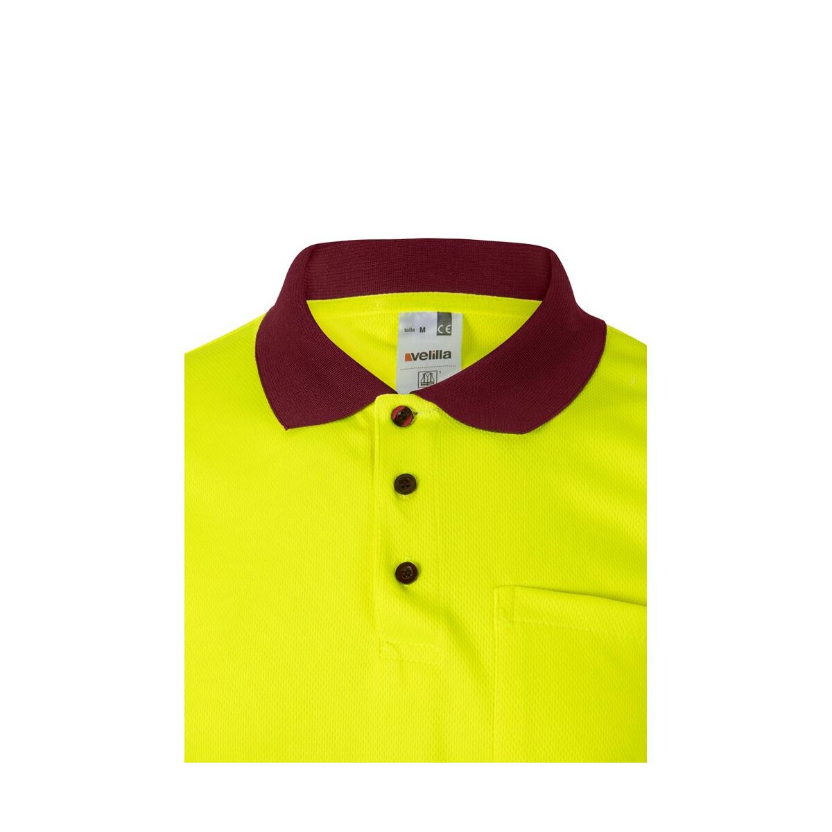 VL CUPID. Dwukolorowa koszulka polo w ptasie oczy (160 g/m²) z krótkimi rękawami, wykonana z poliestru (100%) 36063_225-e