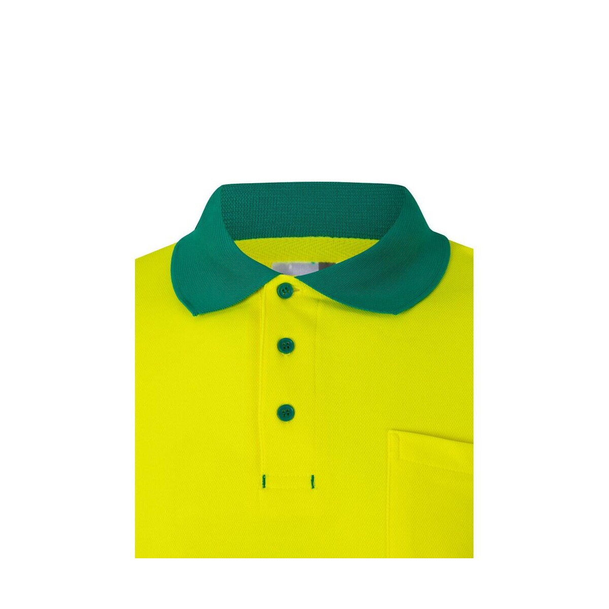 VL PLUTO LARGE. Dwukolorowa koszulka polo pikowana (150 g/m²) z długim rękawem, z bawełny (55%) i poliestru (45%) 36140_209-f