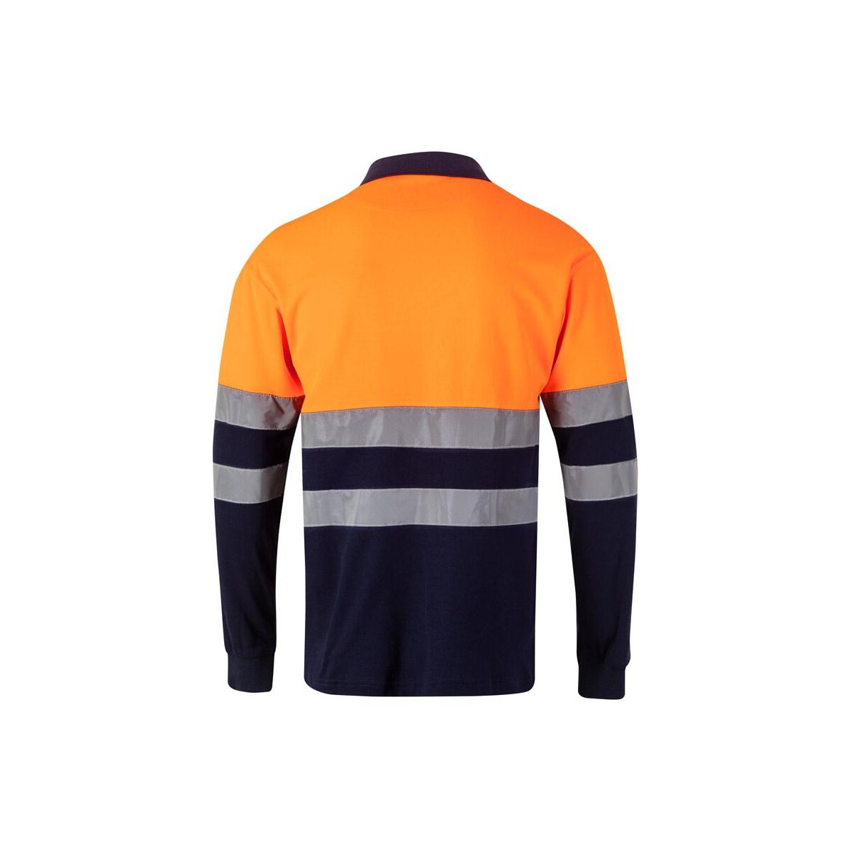 VL PLUTO LARGE. Dwukolorowa koszulka polo pikowana (150 g/m²) z długim rękawem, z bawełny (55%) i poliestru (45%) 36140_214-b