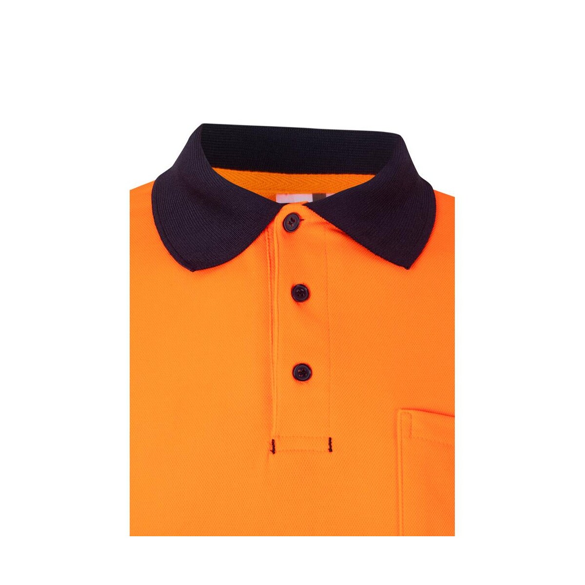 VL PLUTO LARGE. Dwukolorowa koszulka polo pikowana (150 g/m²) z długim rękawem, z bawełny (55%) i poliestru (45%) 36140_214-f