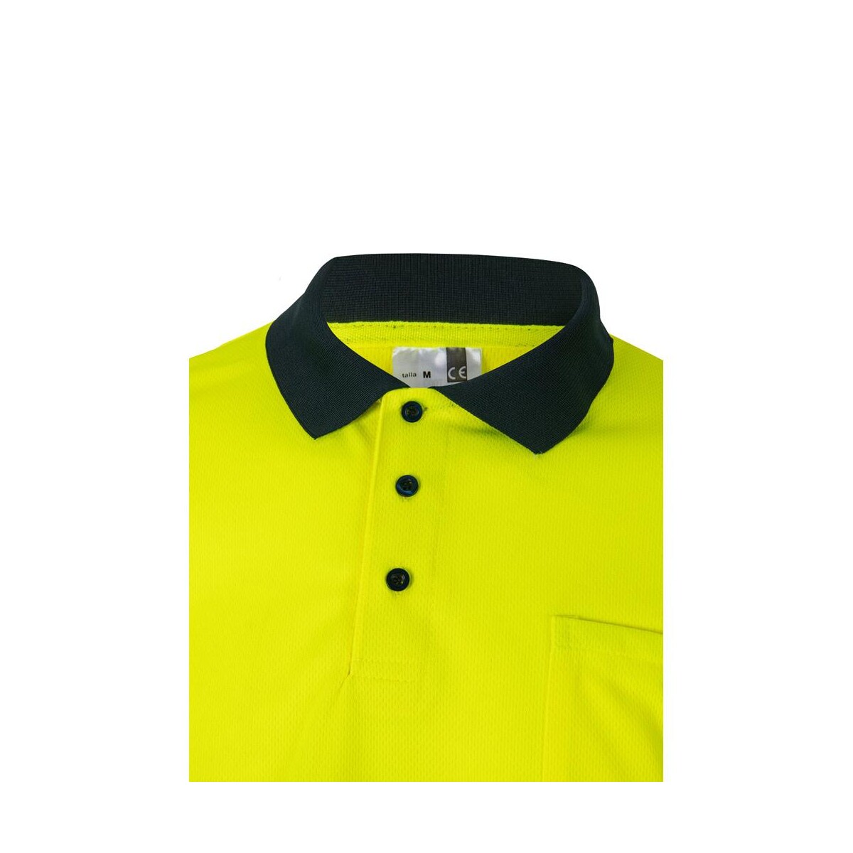 VL VULCAN LARGE. Dwukolorowa koszulka polo w ptasie oczy (160 g/m²) z długim rękawem, poliester (100%) 36069_204-e