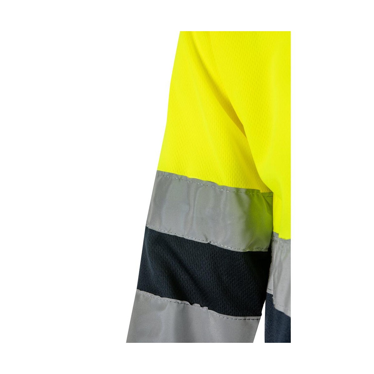 VL VULCAN LARGE. Dwukolorowa koszulka polo w ptasie oczy (160 g/m²) z długim rękawem, poliester (100%) 36069_204-f