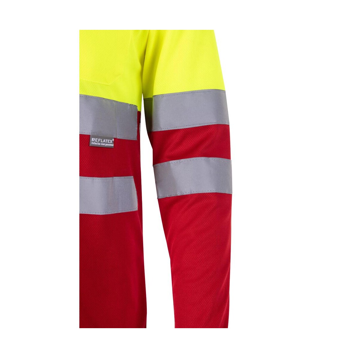 VL VULCAN LARGE. Dwukolorowa koszulka polo w ptasie oczy (160 g/m²) z długim rękawem, poliester (100%) 36069_205-f