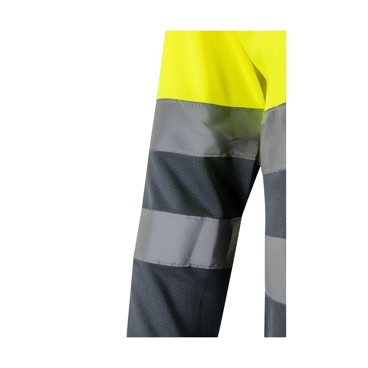 VL VULCAN LARGE. Dwukolorowa koszulka polo w ptasie oczy (160 g/m²) z długim rękawem, poliester (100%) 36069_207-f