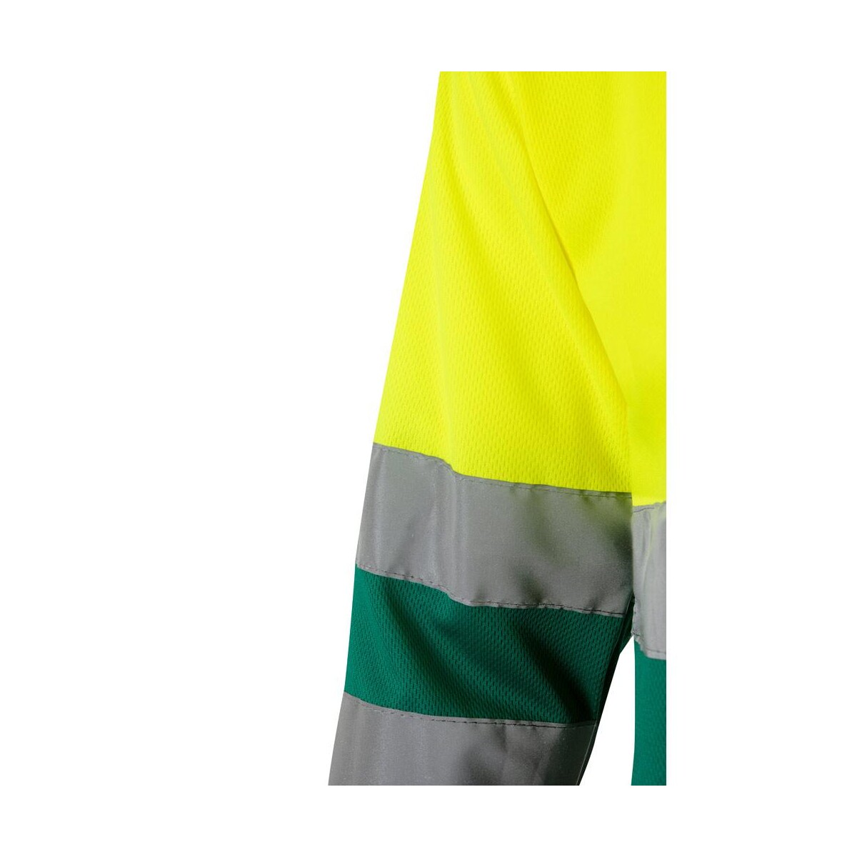 VL VULCAN LARGE. Dwukolorowa koszulka polo w ptasie oczy (160 g/m²) z długim rękawem, poliester (100%) 36069_209-f