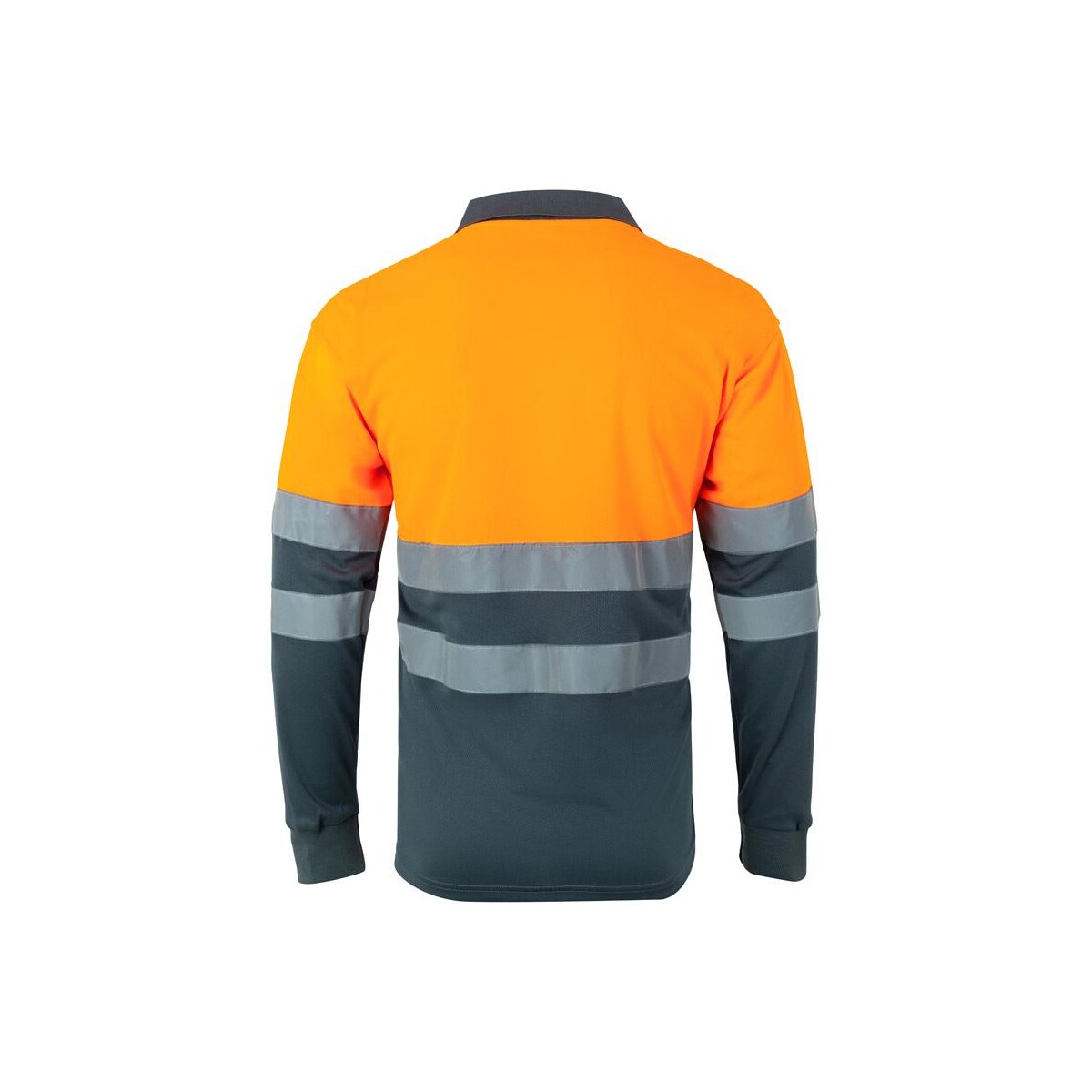 VL VULCAN LARGE. Dwukolorowa koszulka polo w ptasie oczy (160 g/m²) z długim rękawem, poliester (100%) 36069_217-b