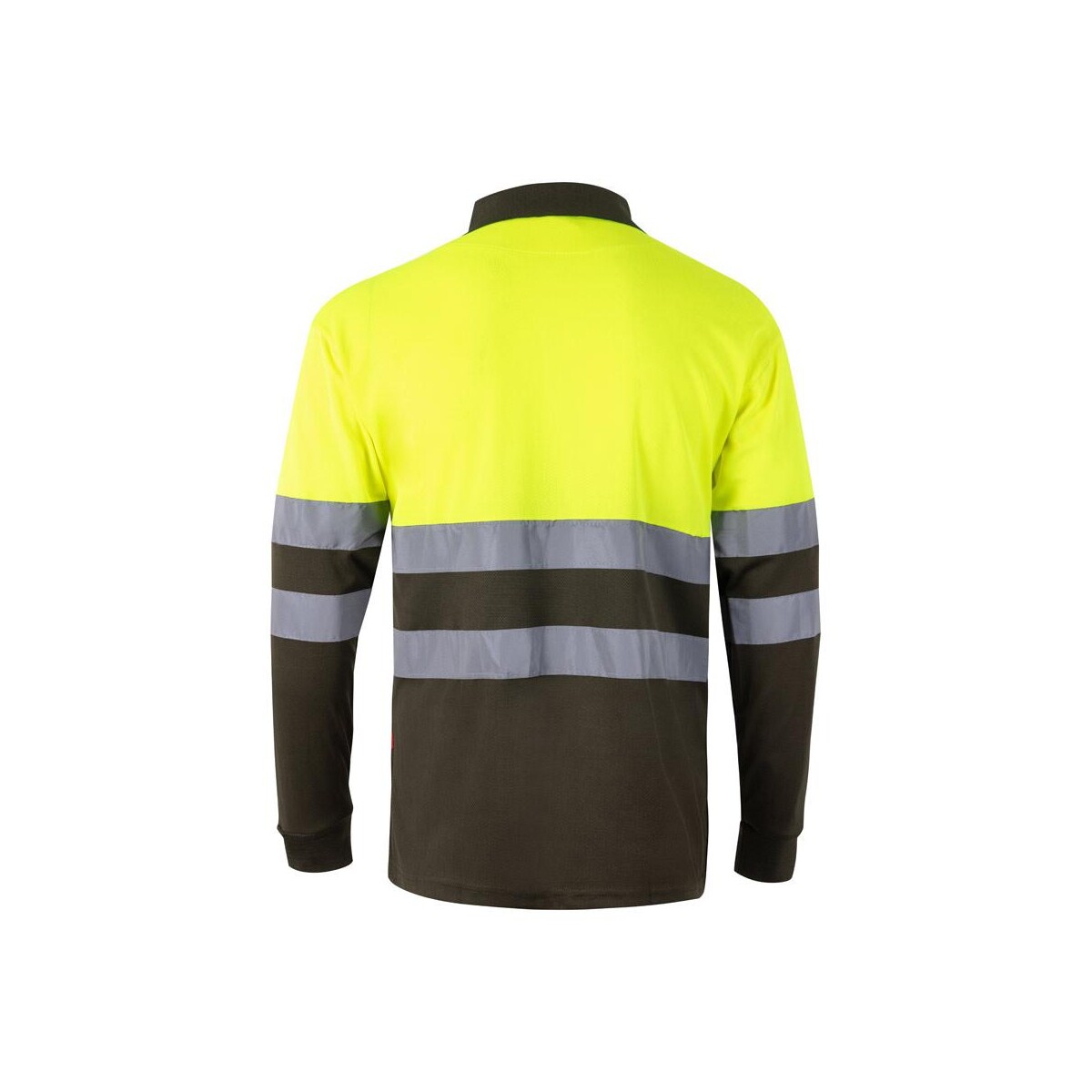 VL VULCAN LARGE. Dwukolorowa koszulka polo w ptasie oczy (160 g/m²) z długim rękawem, poliester (100%) 36069_219-b