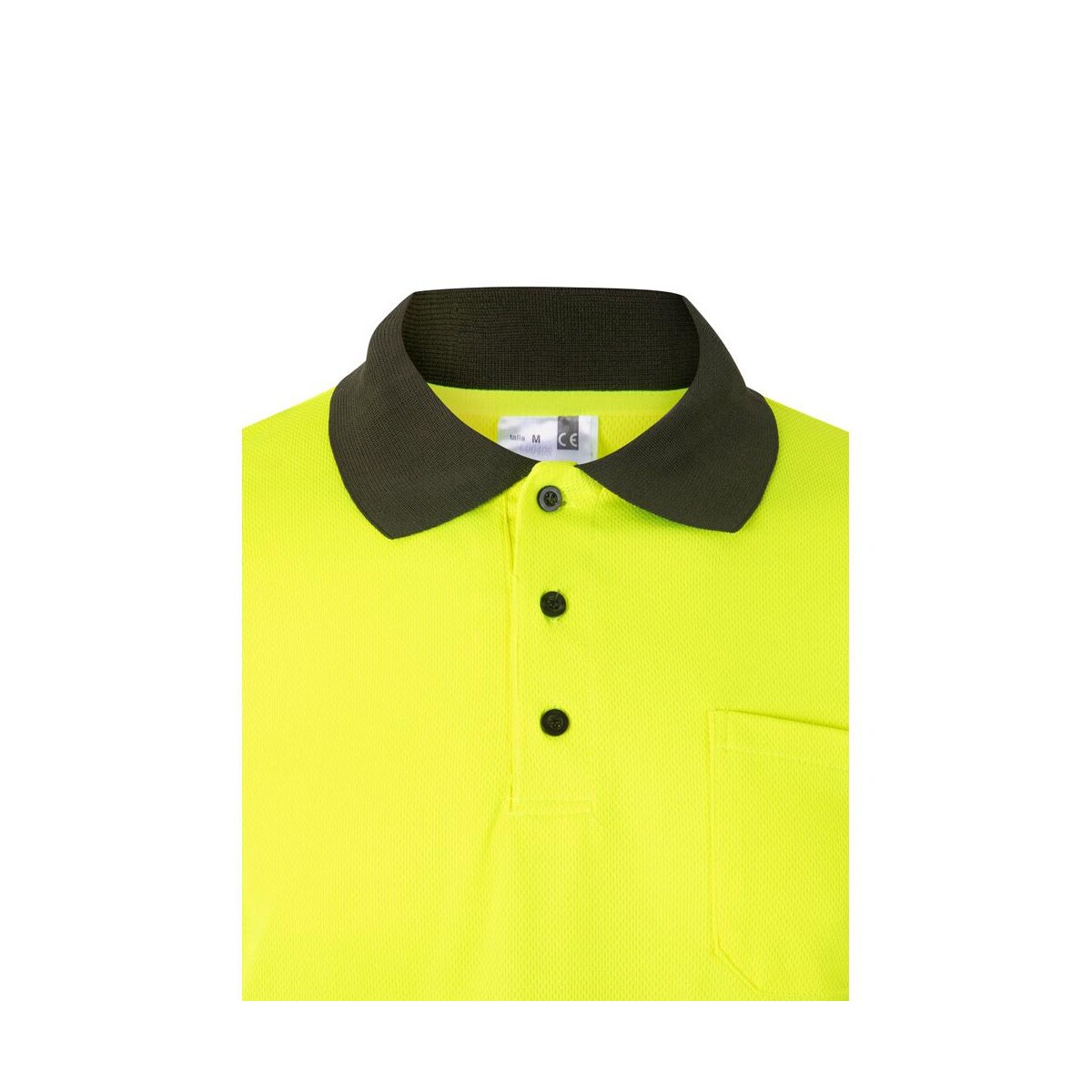 VL VULCAN LARGE. Dwukolorowa koszulka polo w ptasie oczy (160 g/m²) z długim rękawem, poliester (100%) 36069_219-e