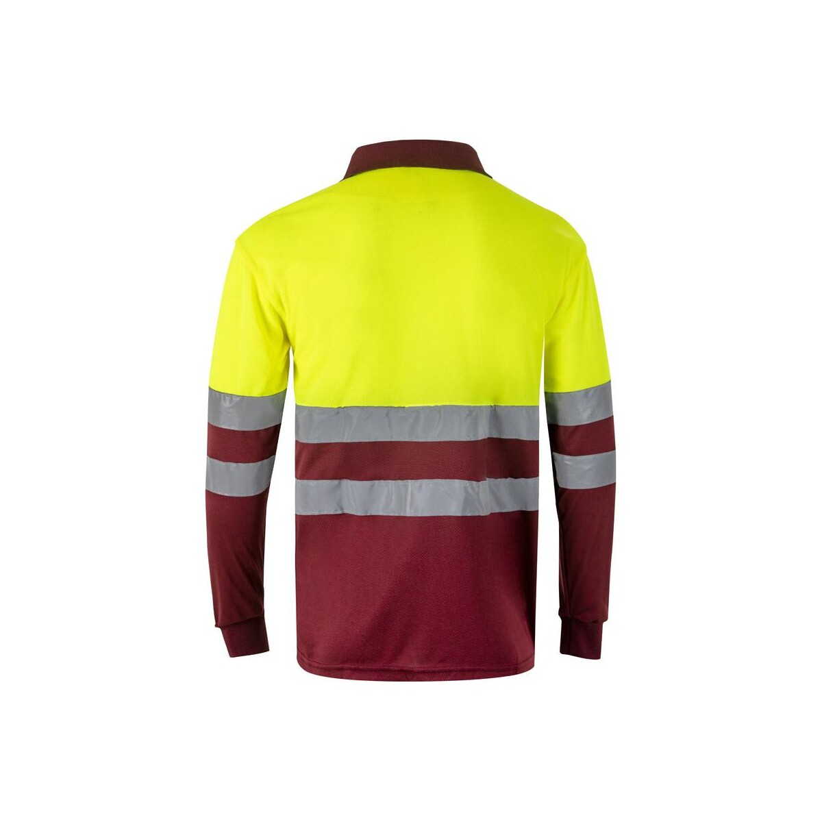 VL VULCAN LARGE. Dwukolorowa koszulka polo w ptasie oczy (160 g/m²) z długim rękawem, poliester (100%) 36069_225-b