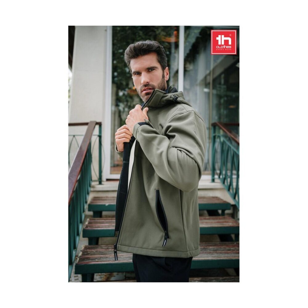 THC ZAGREB. Męska kurtka softshell z poliestru i elastanu 30180_set