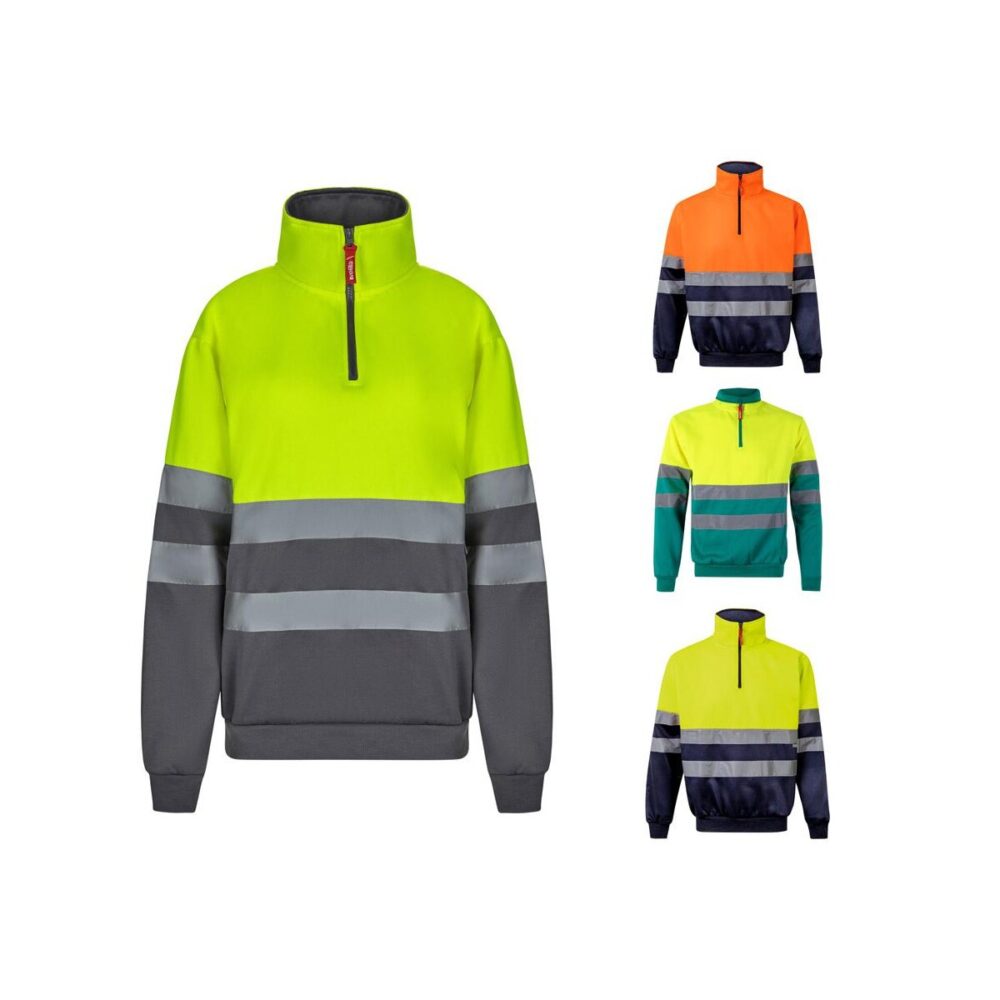 VL THOR LARGE. Dwukolorowa bluza (300 g/m²) z poliestrowego polaru (100%) 36149_set