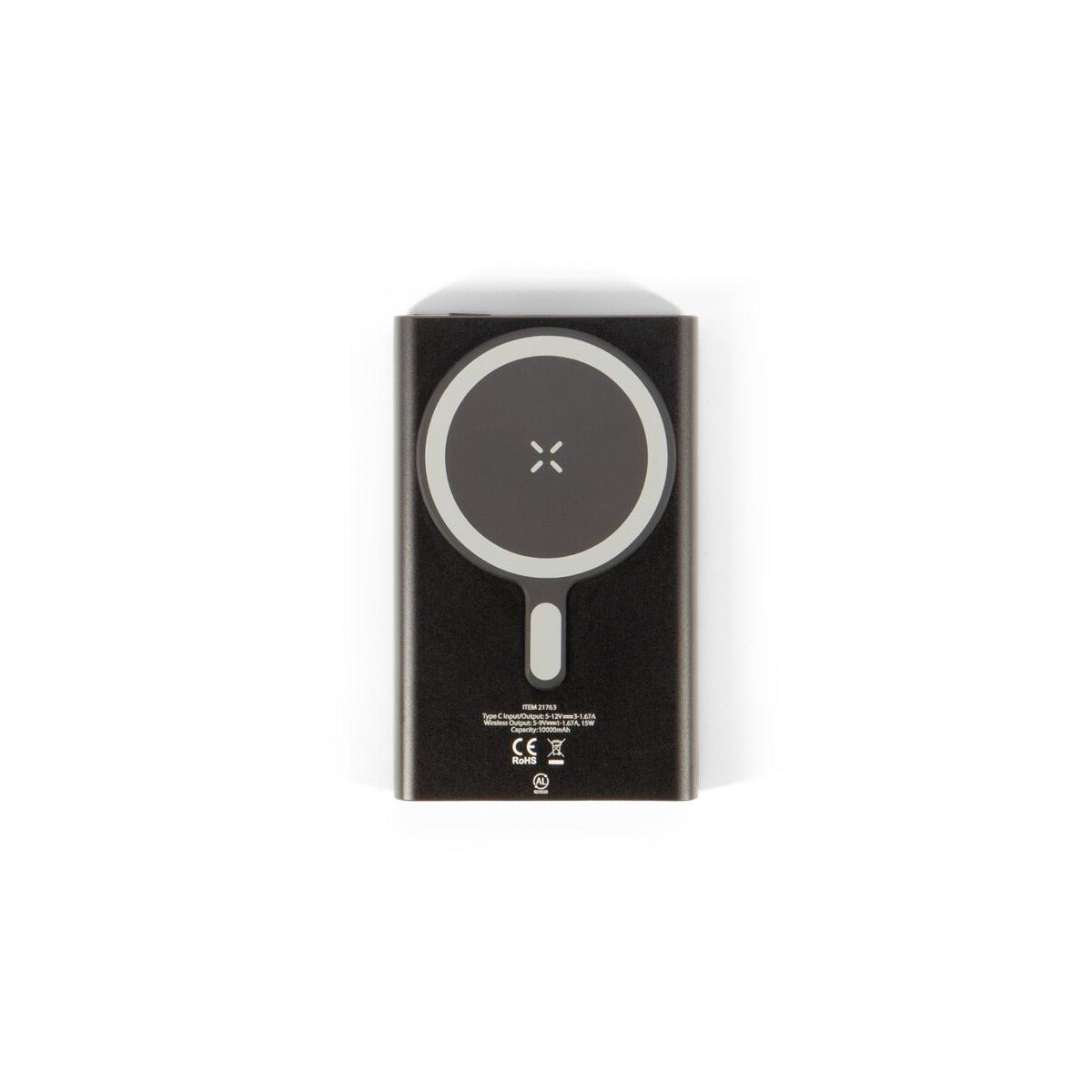 WRIGHT 10. Magnetyczny powerbank z superszybkim ładowaniem z recyklingowanego aluminium i recyklingowanego ABS o pojemności 10 000 mAh 97216_103-a
