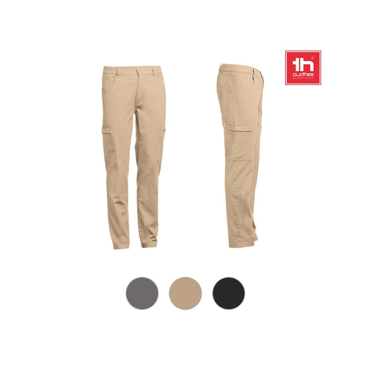 THC TALLINN. Spodnie z bawełny i elastanu 30247_a