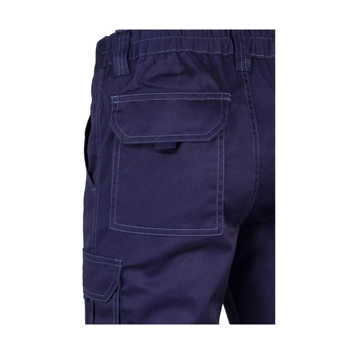 VL LUGH. Dwukolorowe spodnie diagonalne z wieloma kieszeniami (240 g/m²), z bawełny (35%) i poliestru (65%) 36003_104-f