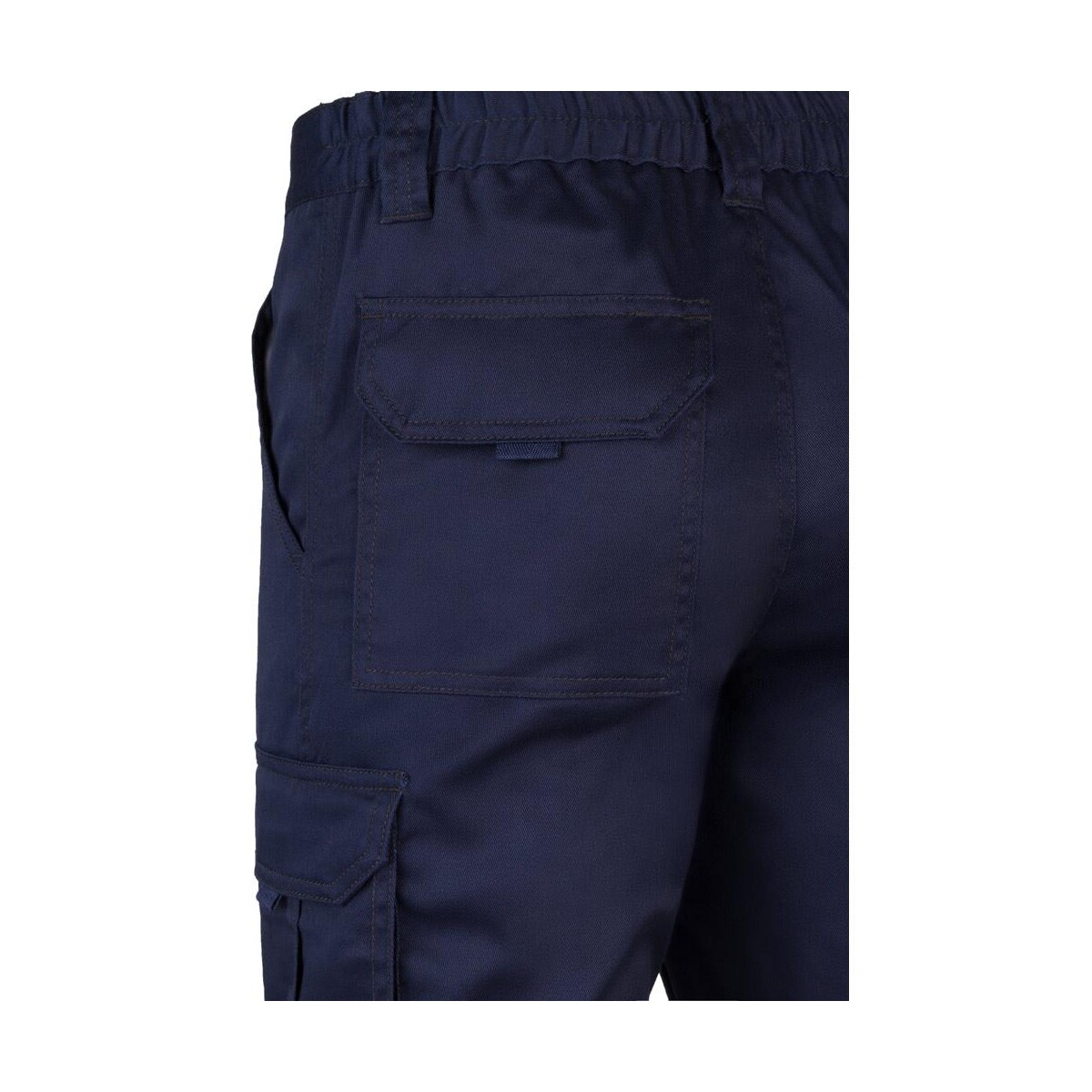 VL LUGH. Dwukolorowe spodnie diagonalne z wieloma kieszeniami (240 g/m²), z bawełny (35%) i poliestru (65%) 36003_134-f