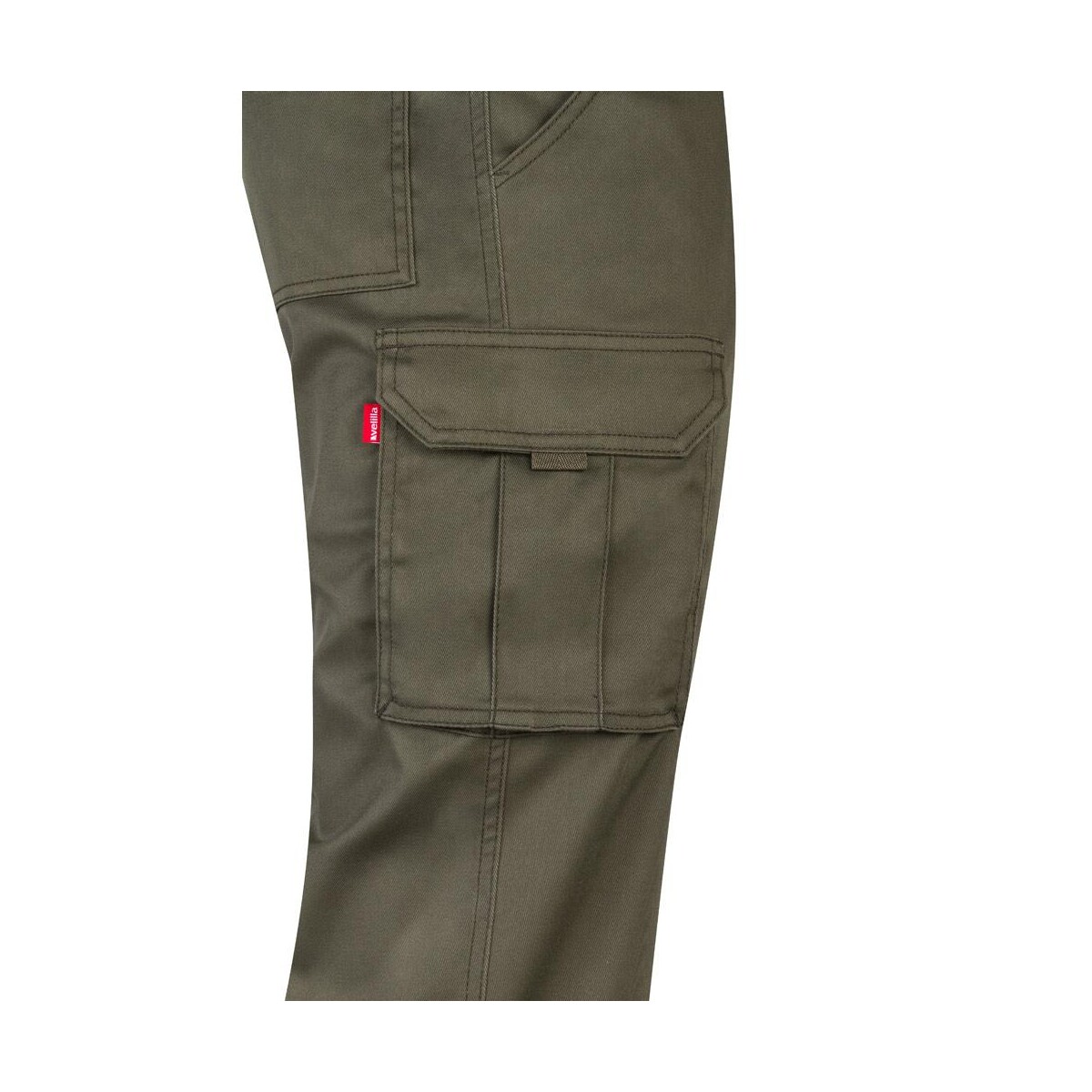 VL LUGH. Dwukolorowe spodnie diagonalne z wieloma kieszeniami (240 g/m²), z bawełny (35%) i poliestru (65%) 36003_149-e