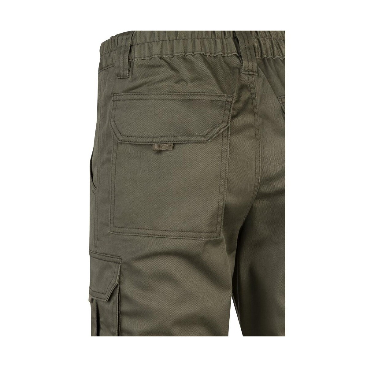 VL LUGH. Dwukolorowe spodnie diagonalne z wieloma kieszeniami (240 g/m²), z bawełny (35%) i poliestru (65%) 36003_149-f