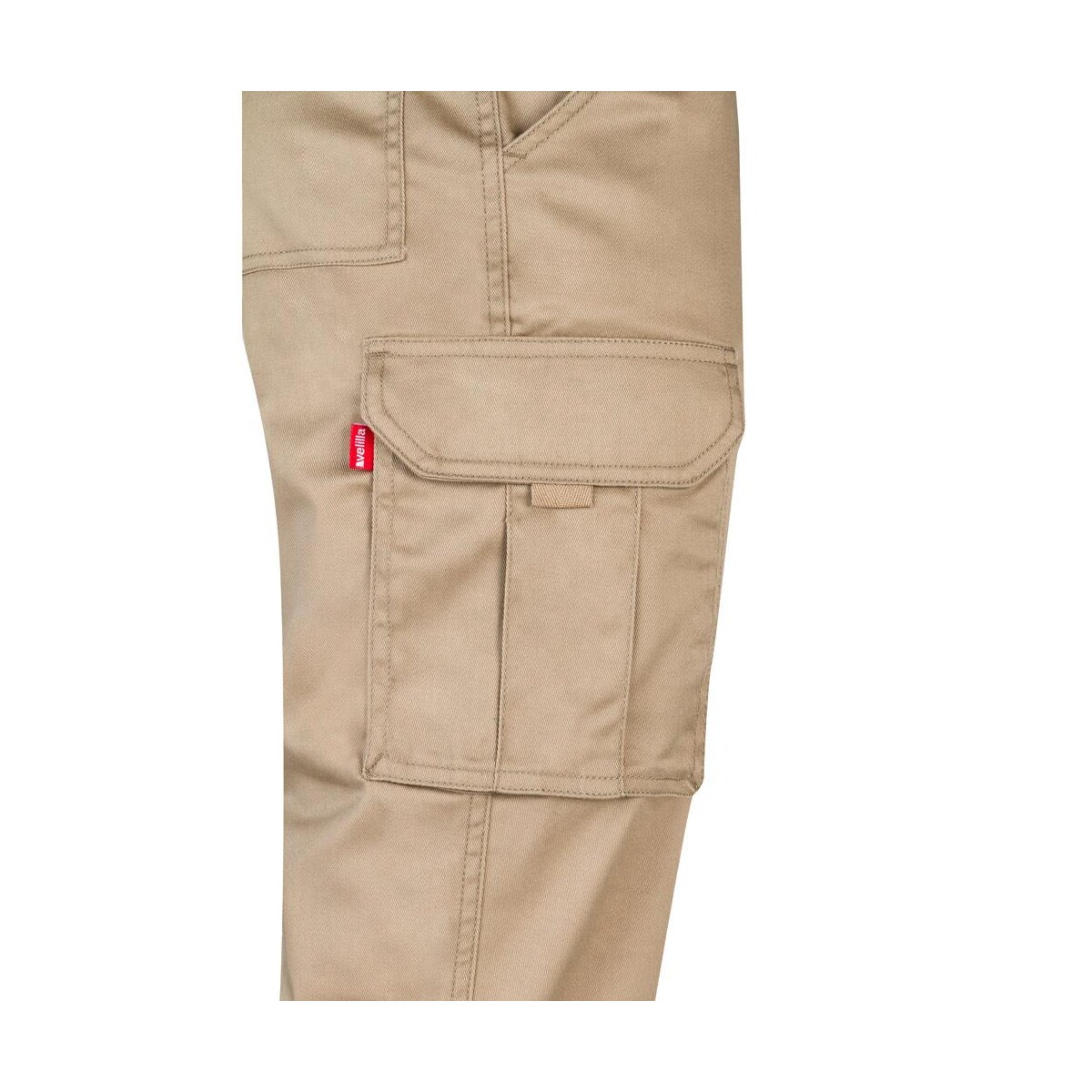 VL LUGH. Dwukolorowe spodnie diagonalne z wieloma kieszeniami (240 g/m²), z bawełny (35%) i poliestru (65%) 36003_150-e