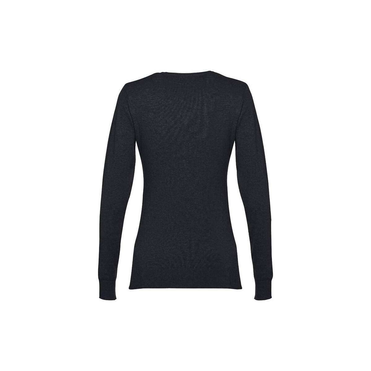 THC MILAN WOMEN. Damski sweter z dekoltem V-neck z bawełny i poliamidu 30150_103-b