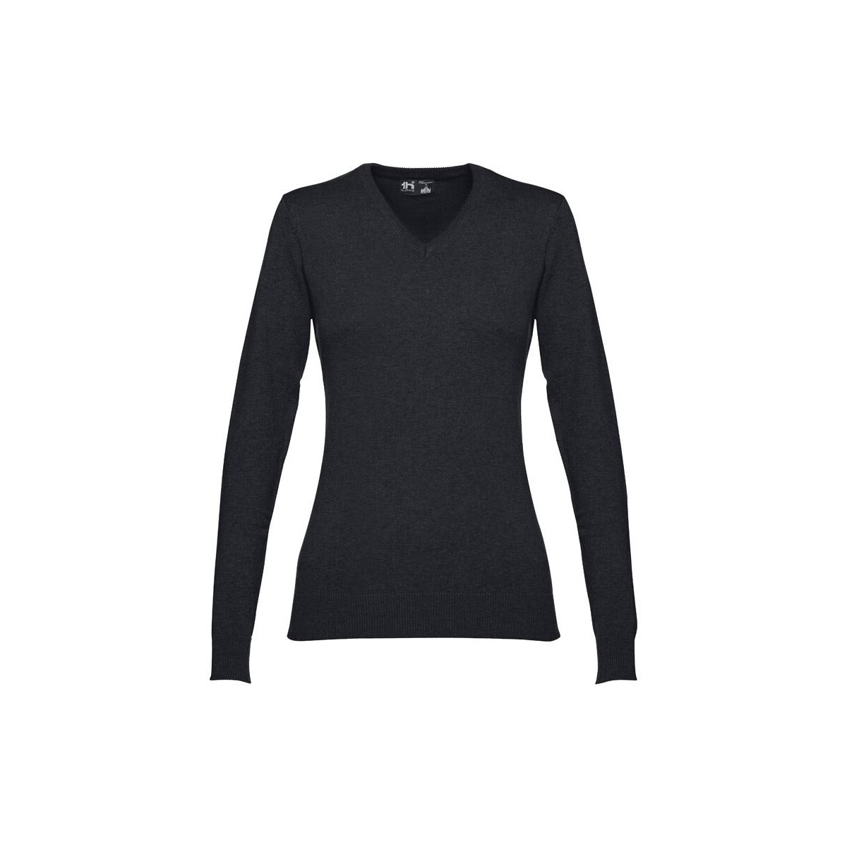 THC MILAN WOMEN. Damski sweter z dekoltem V-neck z bawełny i poliamidu 30150_103