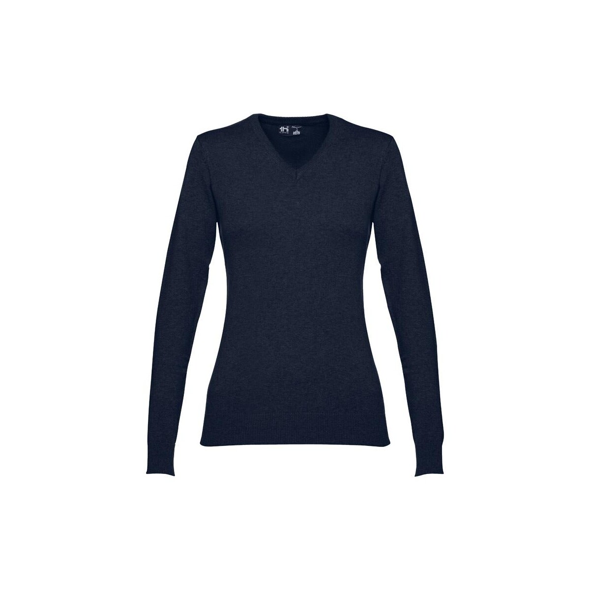 THC MILAN WOMEN. Damski sweter z dekoltem V-neck z bawełny i poliamidu 30150_134