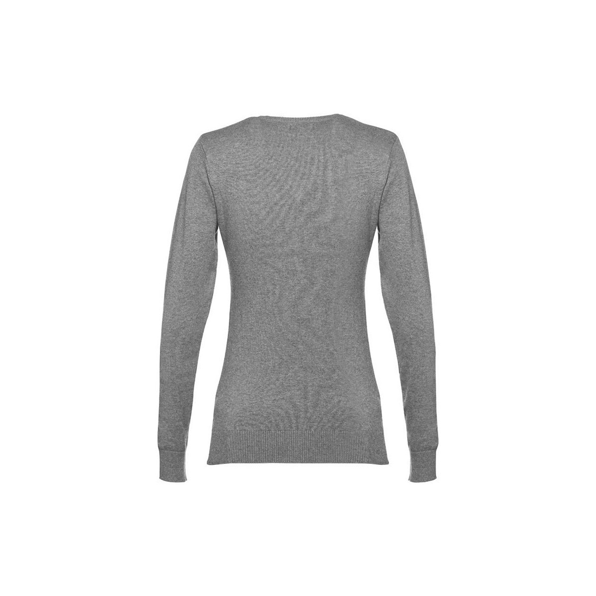 THC MILAN WOMEN. Damski sweter z dekoltem V-neck z bawełny i poliamidu 30150_193-b