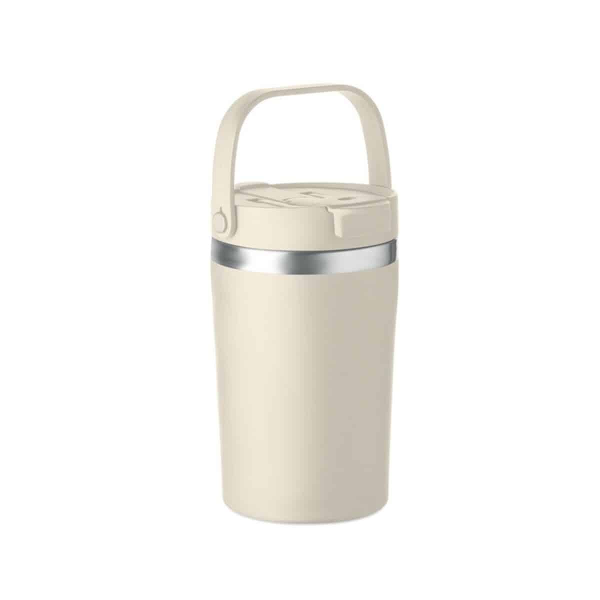 Kubek dwuścienny 350 ml COZYCUP - beżowy