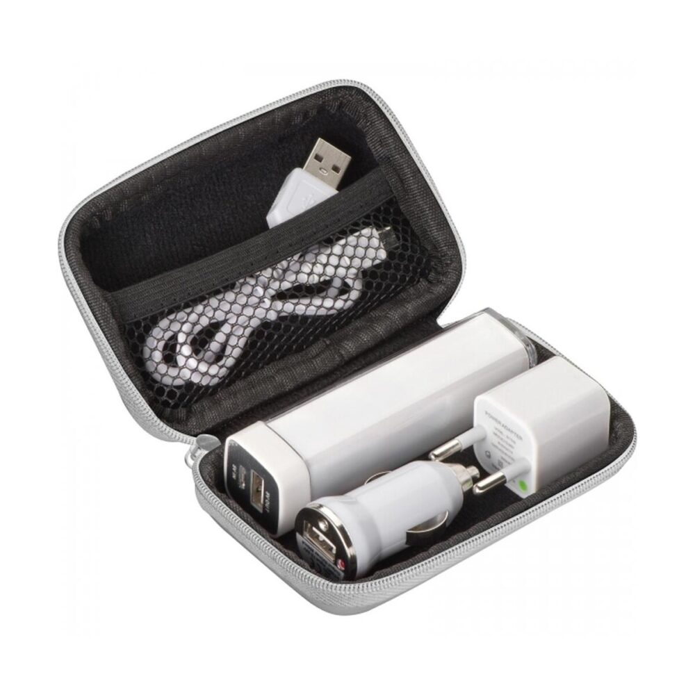 Zestaw podróżny power bank 2200 mAh i wtyczki JUSTIN zestaw-podrozny-power-bank-2200-mah-i-wtyczki-2008106