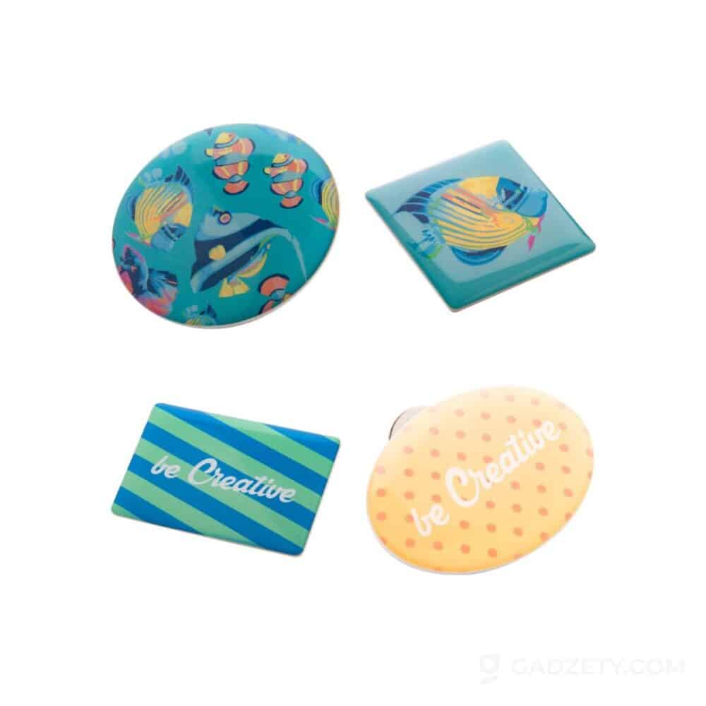 DomeBadge plakietka magnetyczna